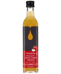 Оцет яблучний нефільтрований з матір'ю оцту органічний Clearspring 500 мл