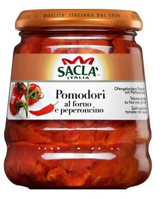 Sacla Томати в'ялені запечені в духовій шафі з перцем чилі 285 г