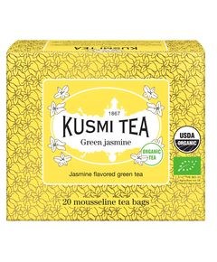 Kusmi Tea Чай зелений Жасмін органічний пакет 20шт*2 г
