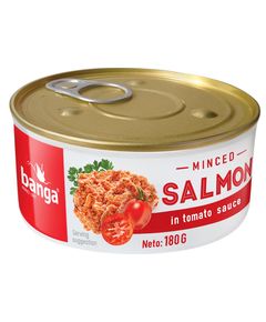 Banga Лосось Атлантичний подрібнений в томатному соусі 180 г