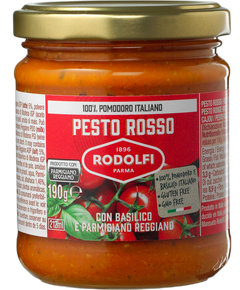 Rodolfi Соус Песто Россо з базиліком 190 г