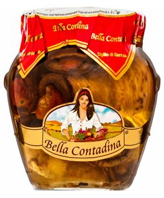 Bella Contadina Баклажани фаршировані тунцем та томатами в олії 314 мл