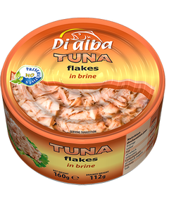 Di Alba Тунець шматочками у власному соці 160 г