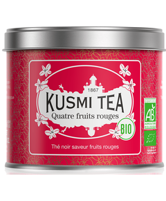 Kusmi Tea Чай чорний 4 Червоних Фрукти органічний розсипний 100 г