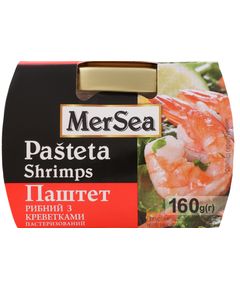 MerSea Паштет рибний з креветками 160 г