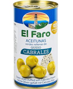 El Faro Оливки зелені фаршировані блакитним сиром 350 г