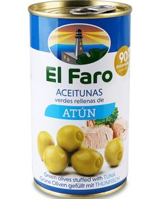 El Faro Оливки зелені фаршировані тунцем 350 г