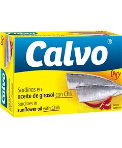 Calvo Сардини в соняшниковій олії з перцем чилі 120 г
