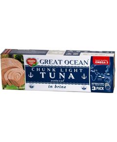 Tropic Life Great Ocean Тунець натуральний у власному соці 3шт*80 г