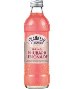 Franklin & Sons Напій Лимонад Ревінь Spring Rhubarb Lemonade б/а сильногазований 275 мл