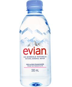 Evian Вода питна джерельна негазована 330 мл