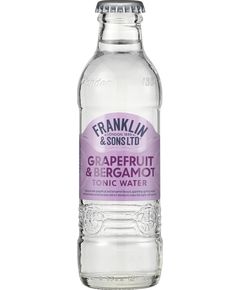 Franklin & Sons Напій Тонік Рожевий Грейпфрут та Бергамот Grapefruit & Bergamot Tonic Water б/а сильногазований 200 мл