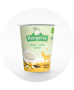 Bergerie Йогурт з козиного молока Ваніль 4,4% органічний 125 г