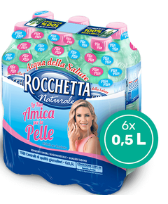 Rocchetta Naturale Вода мінеральна негазована упаковка 6шт*500 мл