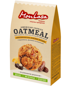 MonLasa Печиво без цукру Американське Вівсяне 120 г