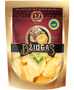 Dziugas Сир твердий Джюгас IGP 12 місяців витримки колотий безлактозний 100 г