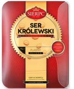 Sierpc Сир Королівський 45% слайсами 135 г