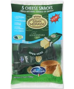 Gran Moravia Сир твердий 32% порційними снеками 5шт*20г