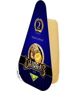 Dziugas Сир твердий молодий 2 місяці витримки 40% безлактозний 180 г