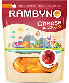 Rambyno Сирні снеки з плавленого сиру з шинкою 75 г