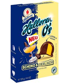 Halloren Цукерки шоколадні Шоколад та Яєчний Лікер 125 г