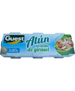 Guest Тунець в соняшниковій олії упаковка 3шт*80 г