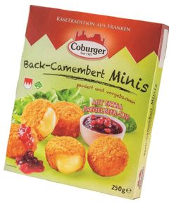 Coburger Сир Камамбер-міні для запікання + Журавлиний соус 250 г