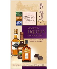 Warner Hudson Цукерки праліне Асорті Лікер 150 г