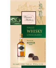 Warner Hudson Цукерки праліне Шотландський Віскі 150 г