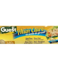 Guest Тунець Жовтоперий в соняшниковій олії упаковка 3шт*80 г