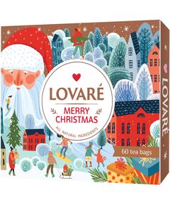 Lovare Набір чаю Merry Christmas Новорічна Колекція 12 видів по 5шт. 112,5 г