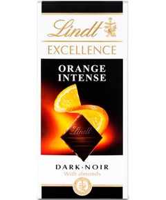 Lindt Шоколад чорний з апельсином 100 г