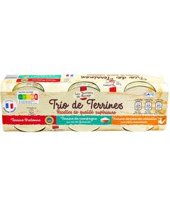 Les Terrines du Bocage Набір Тріо Французьких Терринів упаковка 3шт*180 г