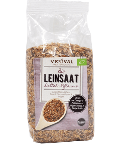 Насіння льону з фініками та сливою органічне Verival 200 г