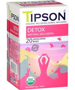 Tipson Чай трав'яний Детокс органічний пакет 20шт*1,5г