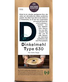 Antersdorfer Борошно спельтове тип 630 органічне 1 кг