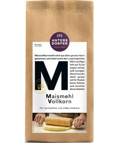 Antersdorfer Борошно кукурудзяне цільнозернове органічне 500 г