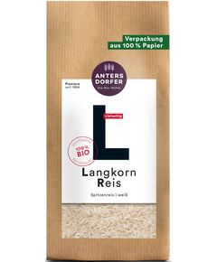 Рис білий довгозернистий органічний Antersdorfer 500 г