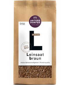 Насіння льону коричневе органічне Antersdorfer 500 г