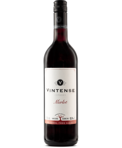 Вино безалкогольне Vintense Merlot Червоне напівсолодке 0,0% 750 мл