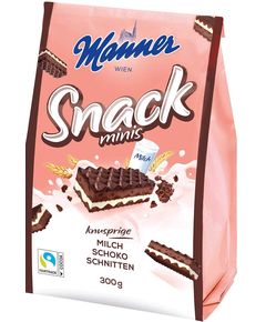 Manner Вафлі-міні з какао і молочним кремом 300 г