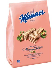 Manner Вафлі з горіховим кремом Наполітанер 400 г