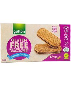 Gullon Печиво без глютену Сендвіч з шоколадним кремом веганське 225 г