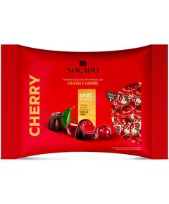 Socado Цукерки шоколадні праліне з чорного шоколаду Вишня в лікері 1 кг