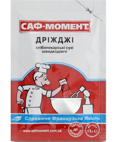 Саф-Момент Дріжджі сухі хлібопекарські швидкодіючі 11 г