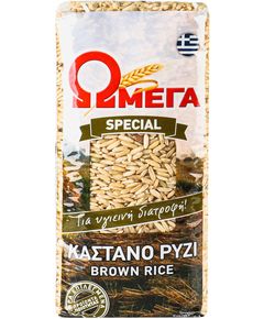 Omega Рис бурий довгозернистий 500 г