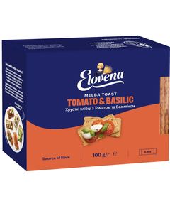 Хлібці пшеничні з томатами та базиліком Elovena 100 г