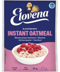 Каша вівсяна Малина Elovena порційна упаковка 30шт*35 г