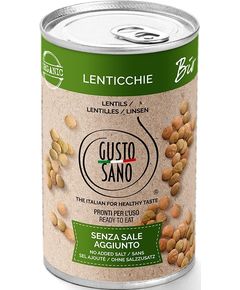 Gusto Sano Сочевиця без солі органічна 400 г