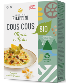 Molino Filippini Кускус Кукурудза-Рис безглютеновий органічний 250 г